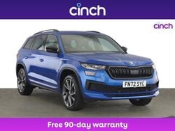Blue Used 2022 Skoda Kodiaq SportLine SUV | £26,549 (Fair price)