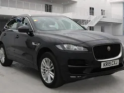 Black Used 2019 Jaguar F-Pace Portfolio SUV | £14,950 (Fair price)