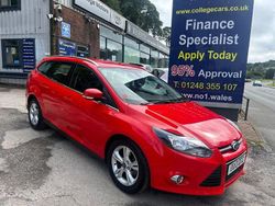 Red Used 2013 Ford Focus Zetec Estate | £7,995 (A bit pricey)