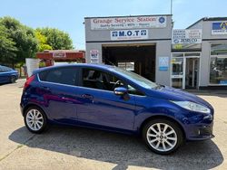 Blue Used 2015 Ford Fiesta Titanium Hatchback | £6,990 (A bit pricey)