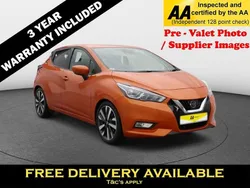 Orange Used 2019 Nissan Micra Tekna Hatchback | £11,195 (Fair price)