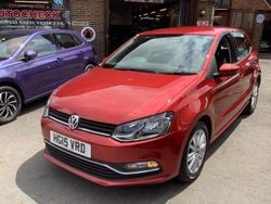 Red Used 2015 VW Polo SE Hatchback | £9,495 (Expensive)