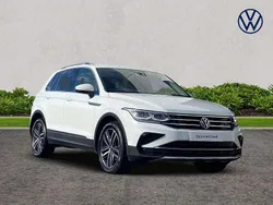 White Used 2022 VW Tiguan Elegance SUV | £25,490 (Fair price)
