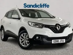 White Used 2018 Renault Kadjar Dynamique SUV | £11,762 (Fair price)