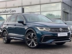 Blue Used 2021 VW Tiguan R-line SUV | £23,495 (Fair price)