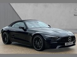 Black Used 2025 Mercedes SL43 AMG Premium Plus Cabriolet | £79,980