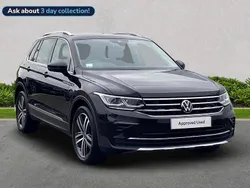 Black Used 2022 VW Tiguan Elegance SUV | £24,481 (Fair price)