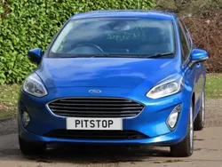 Blue metallic Used 2020 Ford Fiesta Titanium Hatchback | £10,500 (Fair price)