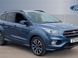 Blue Used 2019 Ford Kuga ST-Line SUV | £14,348 (Fair price)