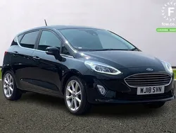 Black Used 2018 Ford Fiesta Style Hatchback | £9,899 (Fair price)