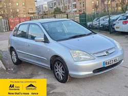 Silver Used 2003 Honda Civic Executive Hatchback | £1,780 (Fair price)