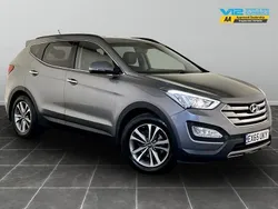 Silver Used 2015 Hyundai Santa Fe Premium SUV | £11,995 (Fair price)