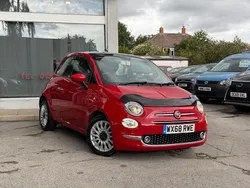 Red Used 2018 Fiat 500 Lounge Hatchback | £7,695 (Fair price)
