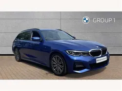 Blue Used 2022 BMW 320 M Sport Estate | £24,850 (Fair price)