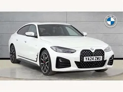 Mineral white Used 2024 BMW 420 M Sport Coupe | £38,450 (Good price)