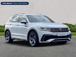 White Used 2023 VW Tiguan R-line Edition SUV | £27,299 (Fair price)