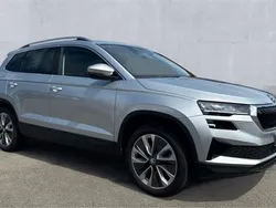 Brilliant silver metallic Used 2024 Skoda Karoq SE L SUV | £25,790 (Fair price)