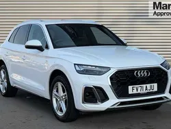White Used 2021 Audi Q5 S-Line SUV | £28,371 (Good price)