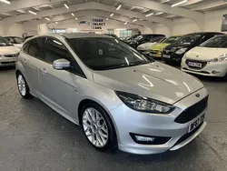 Silver Used 2017 Ford Focus ST-Line Hatchback | £6,800 (Fair price)