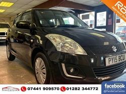 Black Used 2015 Suzuki Swift Hatchback | £4,495 (Fair price)