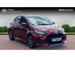 Red Used 2020 Toyota Yaris Hybrid Hatchback | £15,620 (Fair price)