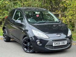 Black Used 2016 Ford Ka Zetec Hatchback | £3,390 (Fair price)