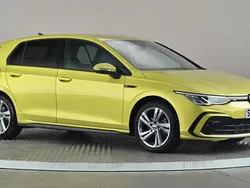Yellow Used 2022 VW Golf VIII R-line Hatchback | £21,998 (Fair price)