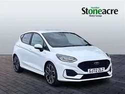 White Used 2022 Ford Fiesta ST-Line X Hatchback | £13,594 (A bit pricey)
