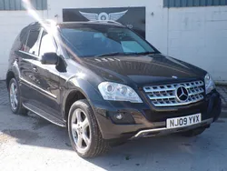 Black Used 2009 Mercedes ML280 SUV | £3,999 (Fair price)