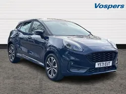 Blue Used 2021 Ford Puma ST-Line SUV | £16,500 (Fair price)