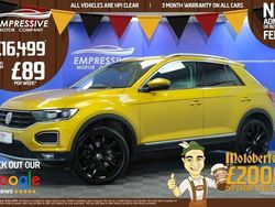 Yellow Used 2019 VW T-Roc SEL SUV | £14,999 (Fair price)