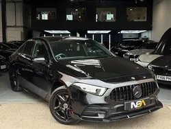 Black Used 2020 Mercedes A250 AMG line Sedan | £20,995 (Expensive)