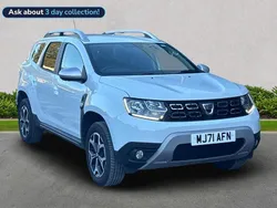 White Used 2021 Dacia Duster Prestige SUV | £10,999 (Fair price)