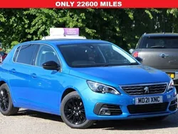 Blue Used 2021 Peugeot 308 Allure Hatchback | £10,990 (Super price)