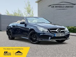 Blue Used 2015 Mercedes E200 AMG line Cabriolet | £12,390