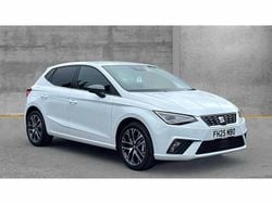 Metallic glacial white Used 2025 Seat Ibiza XCELLENCE Hatchback | £19,190 (Fair price)