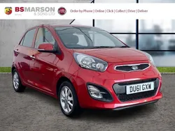Red Used 2011 Kia Picanto 2 Hatchback | £4,995 (A bit pricey)