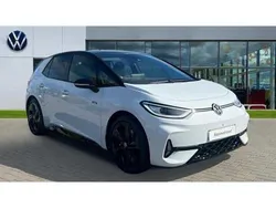 Glacier white metallic black New 2025 VW ID.3 GTX Hatchback | £35,945 (A bit pricey)