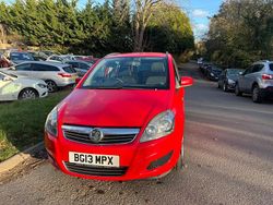 Red Used 2013 Vauxhall Zafira MPV | £4,695 (A bit pricey)