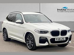 White Used 2019 BMW X3 M Sport SUV | £20,500 (Good price)