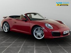 Red Used 2017 Porsche 911 Carrera Cabriolet Cabriolet | £58,495