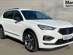 White Used 2022 Seat Tarraco FR Sport SUV | £20,990 (Fair price)