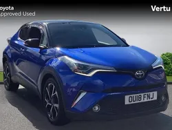 Blue Used 2018 Toyota C-HR SUV | £13,707 (Fair price)
