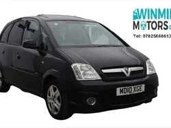 Black Used 2010 Vauxhall Meriva Design Edition MPV | £1,695 (Good price)