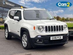 White Used 2016 Jeep Renegade Limited SUV | £10,295 (Fair price)