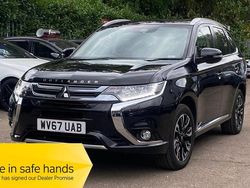 Black Used 2017 Mitsubishi Outlander P-HEV Estate | £12,494 (Fair price)