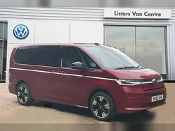 Red New 2025 VW Multivan Style Estate | £58,999 (A bit pricey)