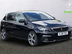 Black Used 2018 Peugeot 308 GT-line Hatchback | £9,299 (Fair price)