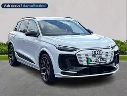White Used 2025 Audi Q6 e-tron Advanced SUV | £67,999 (Good price)
