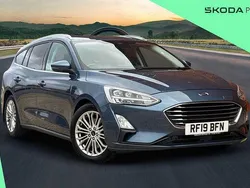 Blue Used 2019 Ford Focus Titanium X Estate | £13,700 (Fair price)
